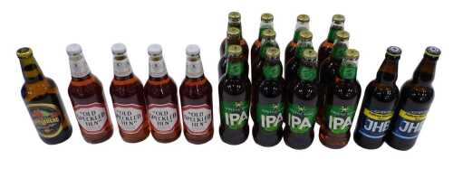 V - Various bottles of Kopparberg cider, IPA Pale Ale, etc. (a quantity) 
Note: VAT is payable on...