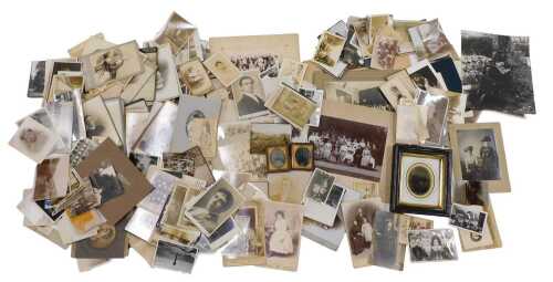 Various late 19th and early 20thC photographs, soldiers, etc., officers of Headquarters Staff...