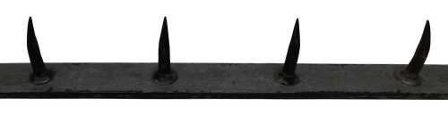 A French iron hanging butcher's hook, 158cm long.