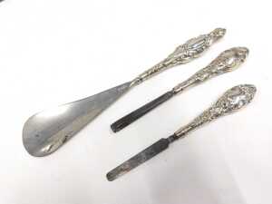 Various silver and other flatware, a Victorian silver Kings pattern teaspoon, by William Eaton,... - 6