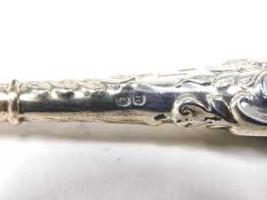 Various silver and other flatware, a Victorian silver Kings pattern teaspoon, by William Eaton,... - 7