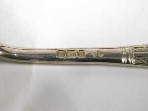 Various silver and other flatware, a Victorian silver Kings pattern teaspoon, by William Eaton,... - 9