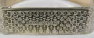 Various napkin rings, a chased example, another plain, a D end example, Birmingham 1948, 5cm... - 13