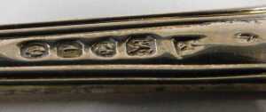 A William IV silver basting spoon, shell capped Fiddle pattern, London 1834, 30cm, 6.3oz. - 3