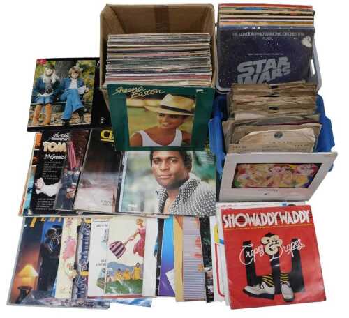 LP records, mixed interest, to include The London Philharmonic Orchestra Plays Star Wars, Olivia...