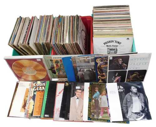 LP records, mixed interest, to include James Last, some classical, Military Band, etc. (3 boxes)
