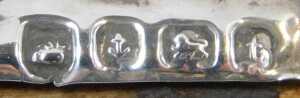 A group of small silver and silver-mounted items, including a silver-mounted hairbrush and... - 5