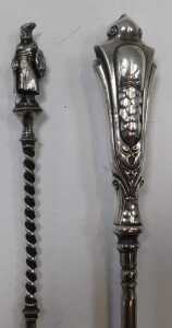 A group of small silver and silver-mounted items, including a silver-mounted hairbrush and... - 7