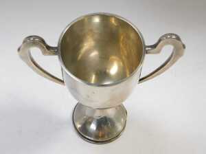 A George V silver twin-handled trophy, Birmingham 1935, 6.13oz. - 3