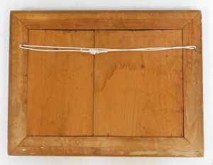 Musin. Masted ships off the coast in choppy seas, oil on canvas, signed, 32cm x 47cm. - 4