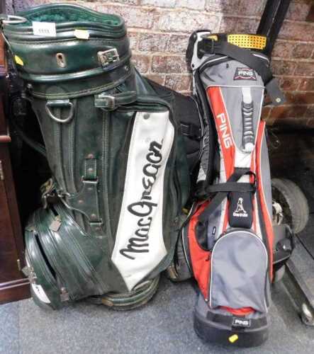 Golf trolleys, to include Ping and McGregor, etc.