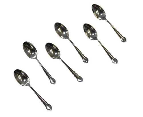 A set of six Edward VIII silver Dubarry pattern coffee spoons, Mappin and Webb, Sheffield 1936,...