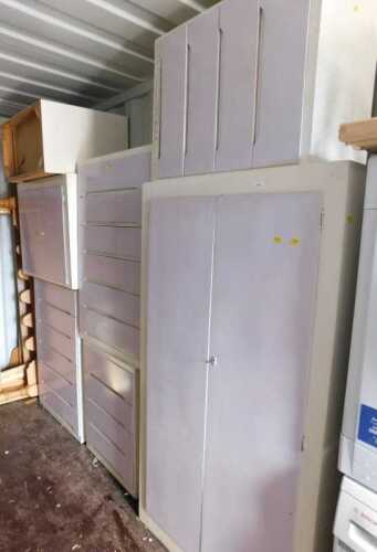 Furniture, to include white painted chests of drawers, including one six drawer example, another...