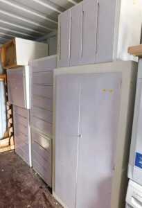 Furniture, to include white painted chests of drawers, including one six drawer example, another...