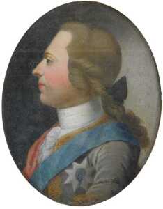 Early 19thC English School. Portrait of a gentleman in quarter profile, clothed in the Order of... - 4