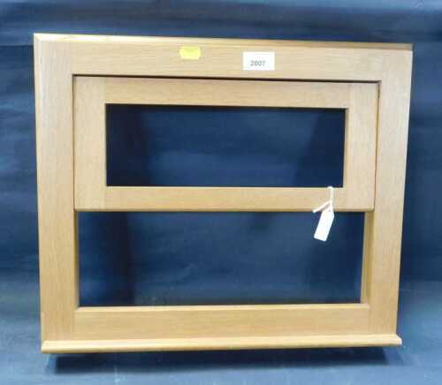 A light oak book stand.
