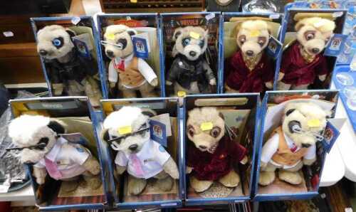 Nine boxed Compare the Meerkat meerkats.
