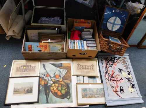Household items, to include DVDs, Elizabeth, The King's Speech, Skyfall, etc., CDs to include...