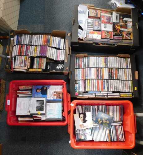 CDs and cassettes, CDs to include Elvis Presley, Vivaldi, Magic FM, cassettes to include Disco...