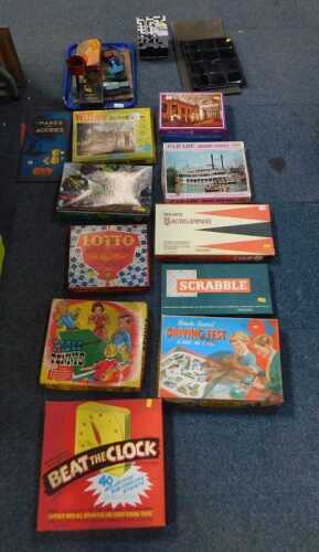 Games and toys, games include Snakes and Ladders, jigsaw, crossword, board games including...