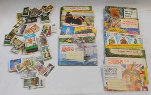 Various tea cards. (1 box)