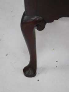 A pair of George II mahogany side chairs, with carved and shaped splat backs, drop-in seats,... - 2