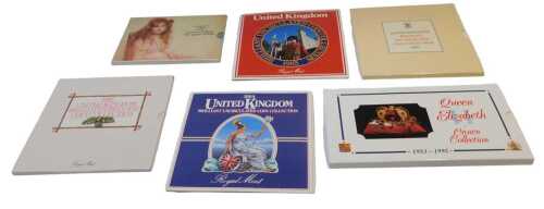 Six Royal Mint coin collections, comprising Commemorating the 90th Birthday of Queen Elizabeth...