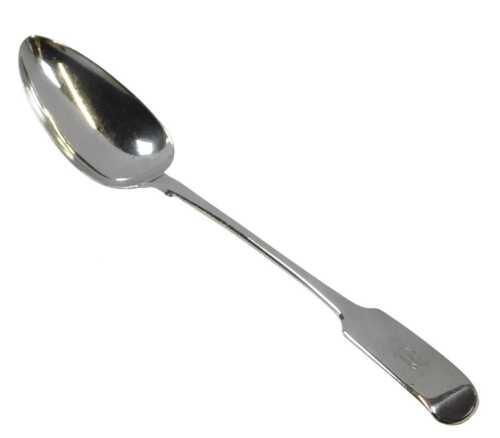 A George III silver Old English pattern basting spoon, initial engraved, Exeter 1816, 3.45oz.