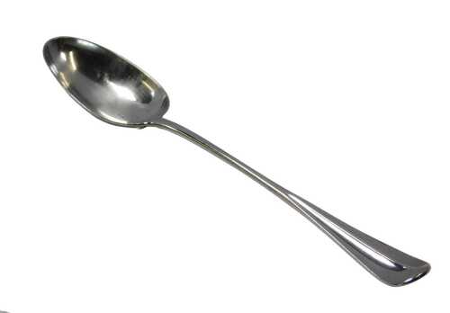 A George III silver Rat-tail pattern basting spoon, London 1781, 4.66oz.