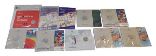 Ten Royal Mint and other commemorative fifty pence coins, to include Innovation in Science, The...