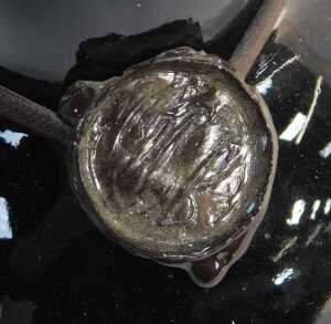 A bottle of Reserva Sercial 1945 Madeira, with partial wax seal. - 3
