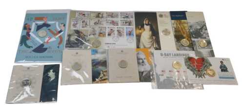 Ten Royal Mint and other two pound commemorative coins, to include Alexander Graham Bell,...