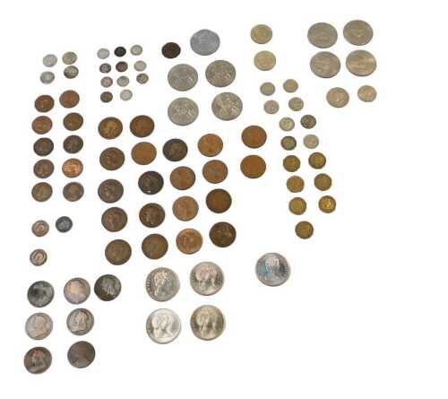 GB commemorative and pre-decimal coinage, including Churchill crowns, Silver Jubilee 1977 crown,...