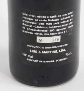 A bottle of Malvasia 1965 Madeira, numbered 070476, with wax seal. - 5