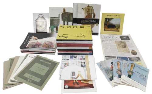 A collection of auction catalogues, etc., to include some London salerooms, and Provincial,...