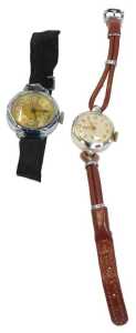 Two cocktail watches, comprising a Smiths Empire stainless steel cased and cream dialled...
