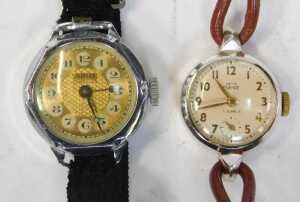 Two cocktail watches, comprising a Smiths Empire stainless steel cased and cream dialled... - 2