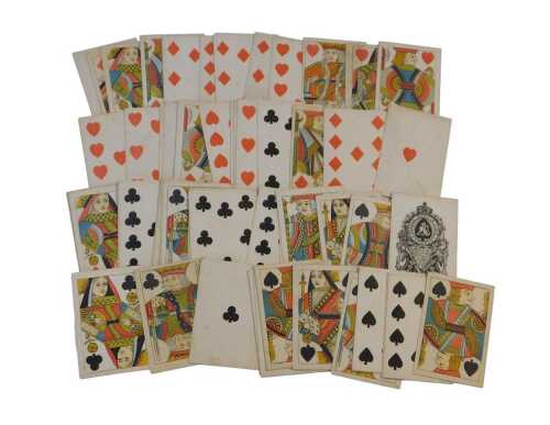 Joseph Hunt & Sons of London playing cards. (a quantity, including multiples)