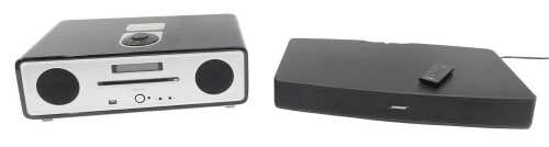 A Ruark Audio R4I integrated music system, serial number R081401300282, 45cm wide, together with...