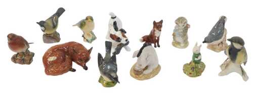 A group of collectable ceramics, including Royal Doulton Winnie the Pooh Collection Eeyore's...