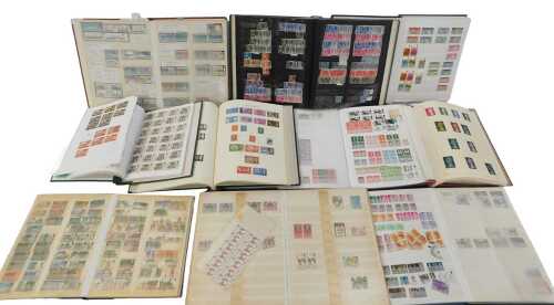 Philately. Queen Elizabeth II commemorative stamps, definitives and others, some postally used,...