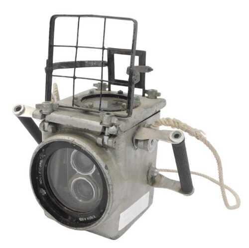 A Rolleicord twin lens reflex camera, in underwater housing.