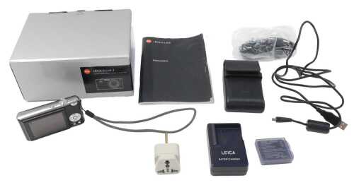 A Leica C-Luxe 2 digital camera, No. 18321, with accessories, boxed.