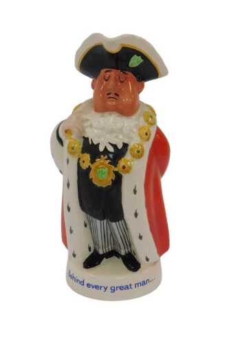 A Beswick Worthingtons India Pale Ale pottery advertising jug, modelled as a mayor, with a...
