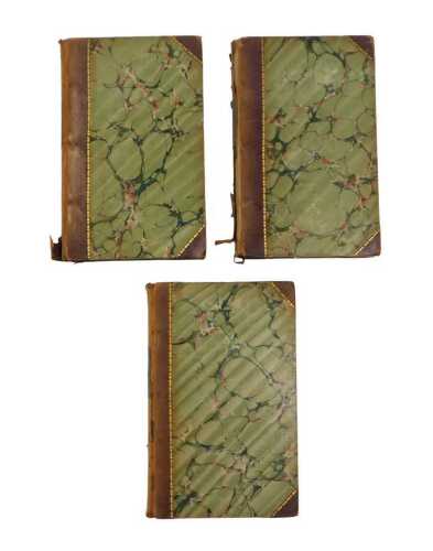 Scott (Walter, Sir). Ivanhoe; A Romance, in three volumes, first edition, later impression, half...