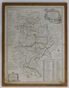 After Emmanuel Bowen. An Accurate Map of the County of Bedford divided into its Hundreds,... - 2