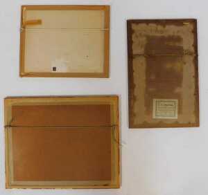 A group of pictures, comprising JDB, Stratford Upon Avon, watercolour, 16.5cm x 27cm, Worbes,... - 8