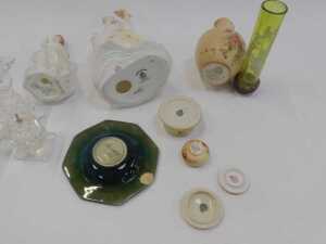 A group of collectables, to include a Moorcroft Freesia pattern green ground ashtray (AF),... - 4