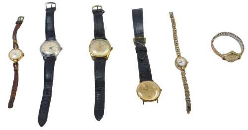Various wristwatches, to include Timex, Hana, four Rotary, including Super Sports, all gold...