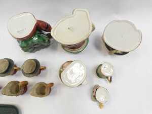 A group of Beswick pottery character jugs, to include Henry VIII 2099, miniature Dickens... - 4